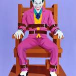 Foto Giuseppe Veneziano Electric Joker acrilico su tela 2011 170x130 cm Forte012