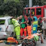 incidente viale einaudi (foto Andrea Zani)