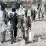 Foto Kanku sul pontile 33x48 olio acrilico su tela 2012 WEB1