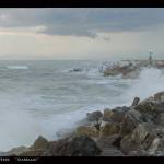 diga foranea Viareggio (foto Luca Orlandi)