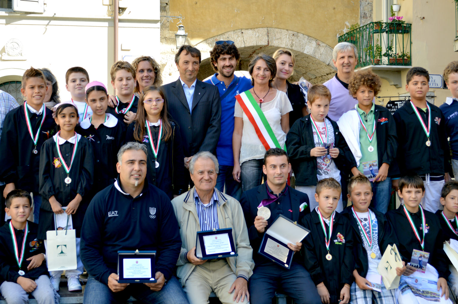 Vizzoni, Tesconi e Pardini: Camaiore premia gli olimpionici versiliesi