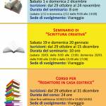 Locandina Seminari e corsi di scrittura