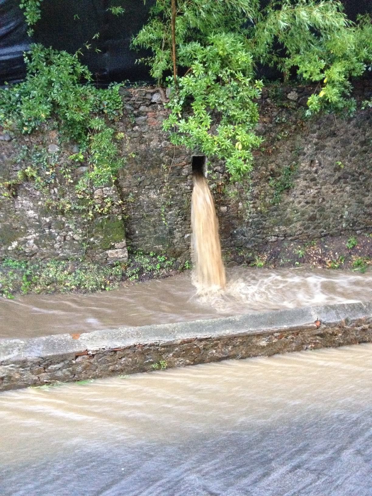 Rischio esondazione per la Gora di Stiava