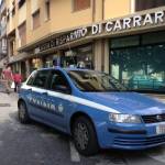 rapina banca via cenami (foto Marco Pomella)