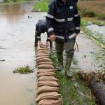 allagamenti, esondazione, maltempo, pioggia, ballini (foto Consorzio Bonifica Versilia)