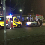 polizia ambulanza stazione piazza dante (foto Movimento 5 Stelle Viareggio)