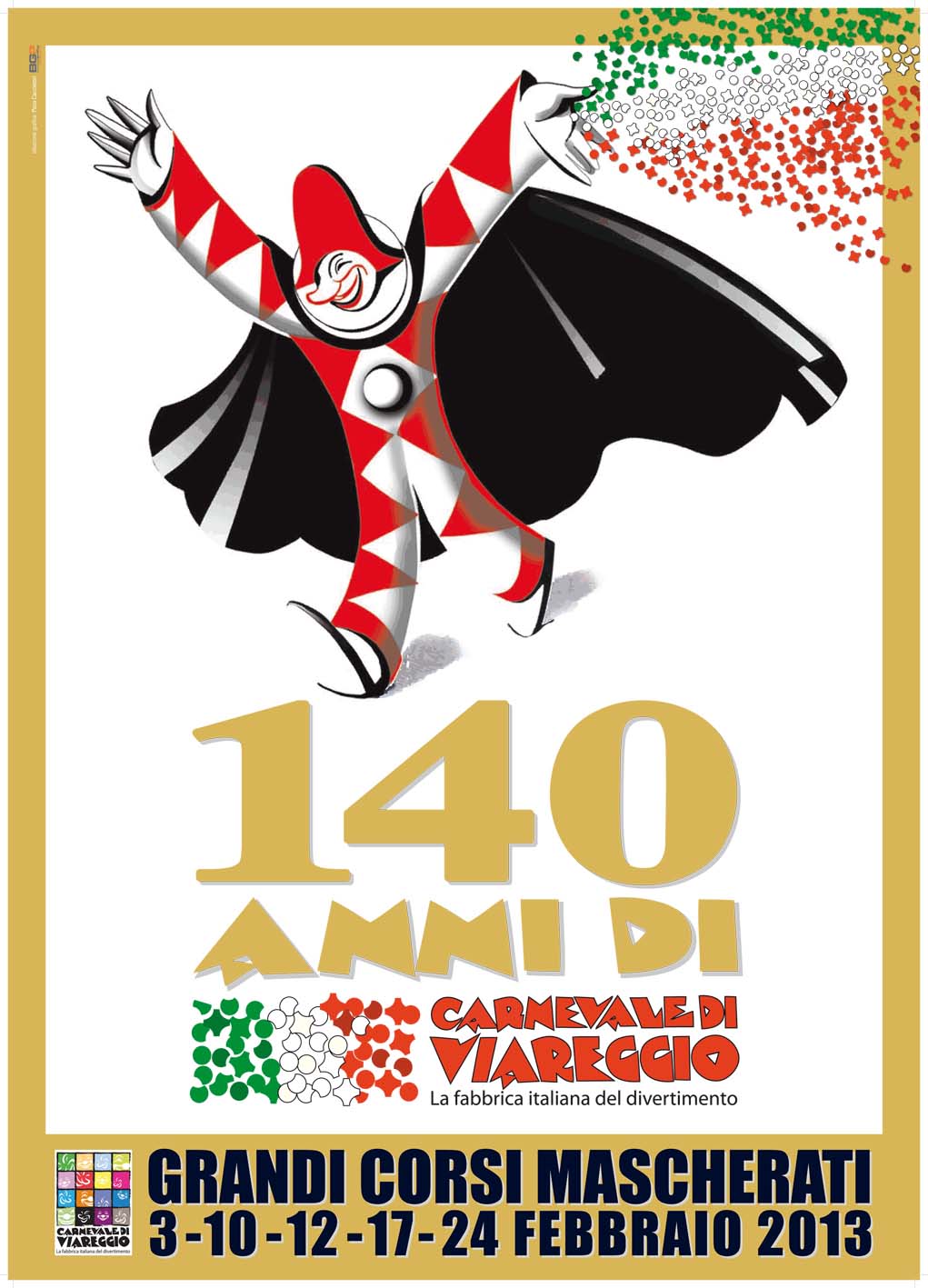 CARNEVALE, UN MANIFESTO PER CELEBRARE I 140 ANNI DI VITA