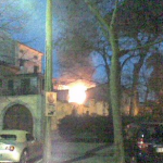 incendio via paolo savi viareggio (foto Vt)