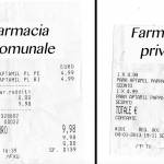 scontrino fiscale farmacia (foto VT)