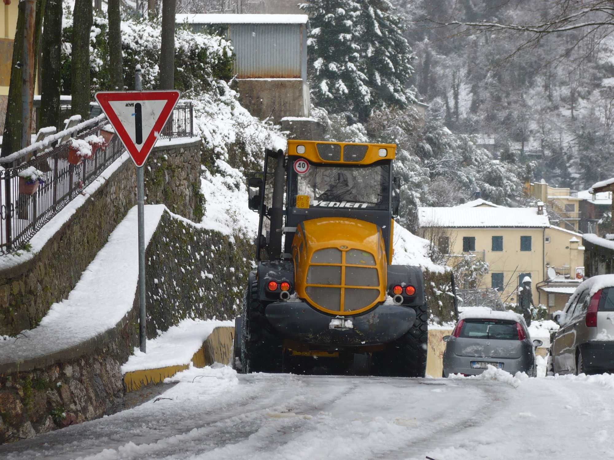 Allerta meteo per nevicate a bassa quota