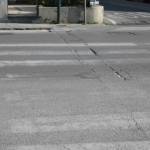 strisce pedonali, attraversamenti (foto VT)