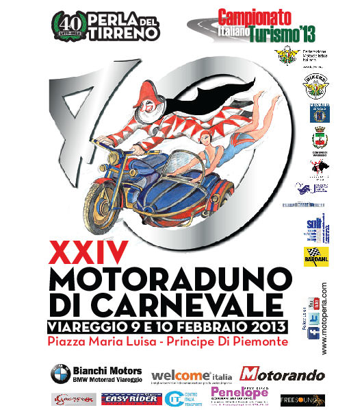 ROMBANO I MOTORI DEL “MOTORADUNO DI CARNEVALE”, TRA CARRI E GIRI TURISTICI