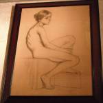 disegno preparatorio, Filadelfo Simi, conservato a Palazzo Mediceo, Seravezza (foto Galatea Versilia)
