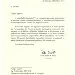 lettera benedetto xvi carnevale