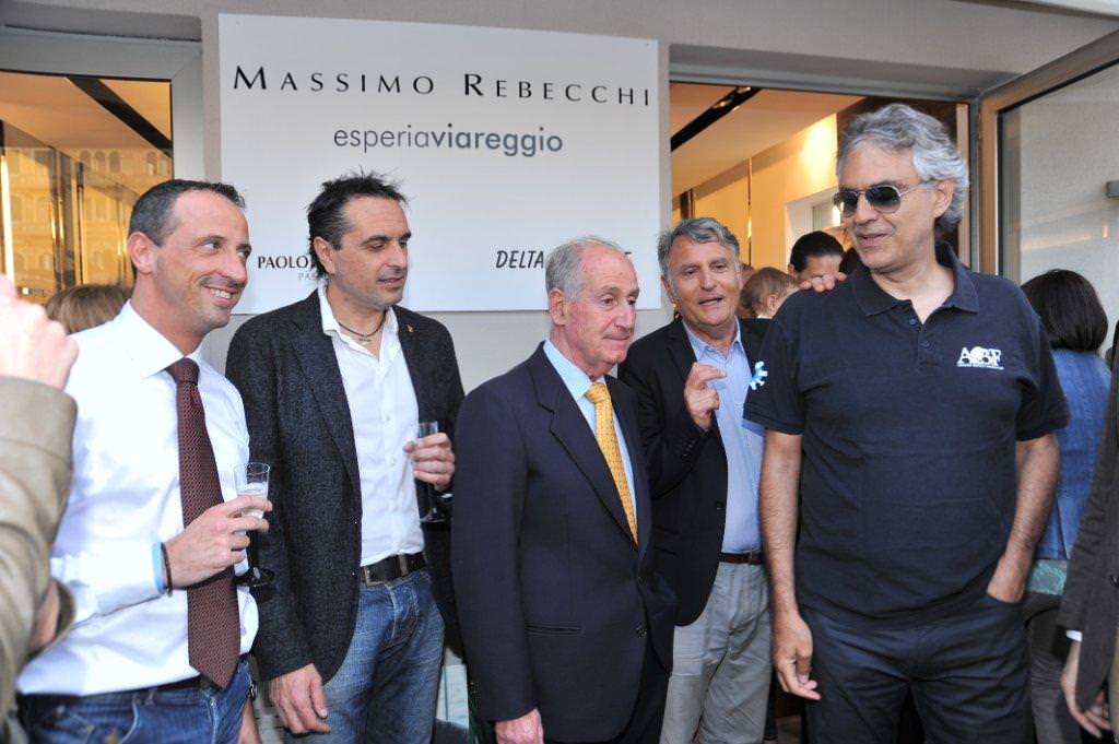 ANCHE BOCELLI E COLLINA ALL’APERITIVO DELL’ESPERIA VIAREGGIO DA MASSIMO REBECCHI