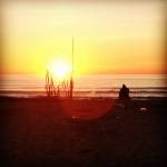 lecciona, spiaggia, tramonto (foto Simone Pierotti)