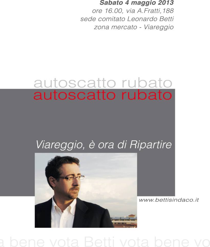 SUCCESSO PER L’INIZIATIVA “L’AUTOSCATTO RUBATO” ALLA SEDE DEL COMITATO BETTI