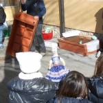 bimbi e agronomo a lezione