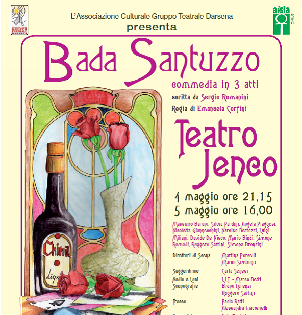 CON “BADA SANTUZZO” TORNA IN SCENA IL GRUPPO TEATRALE DARSENA IL 4 E 5 MAGGIO