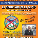 volantino ghiselli amministrative viareggio 2013
