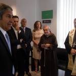 Il primo piano a sinistra il direttore Perico a destra il Vescovo Benotto
