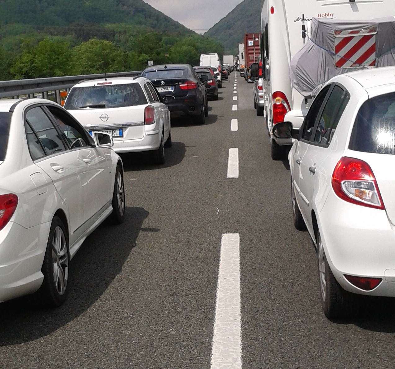 Chiuso l’imbocco per l’autostrada alla Cittadella. Problemi per l’arrivo dei turisti