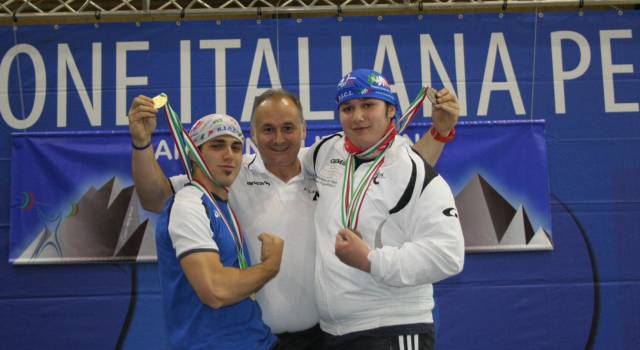 Pesistica, trionfo per i camaioresi Faciano e Moriconi ai campionati juniores di Courmayeur