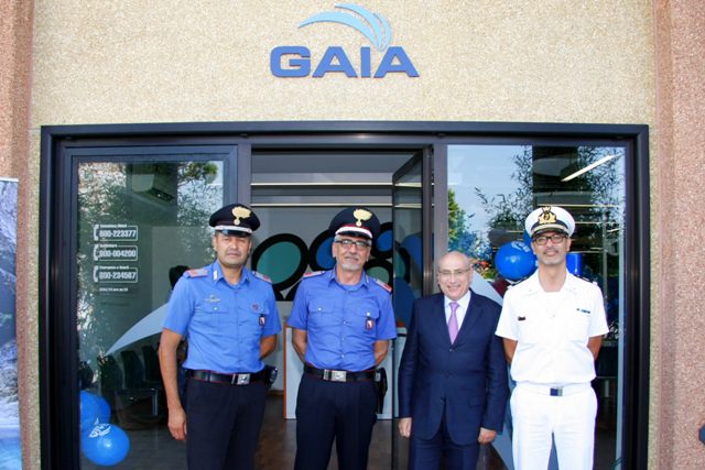 TAGLIO DEL NASTRO PER LA NUOVA SEDE DI GAIA A PIETRASANTA