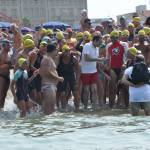 Mayor swim start