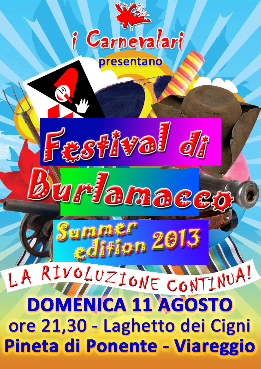 “Festival di Burlamacco Summer Edition”, due eventi di Carnevale nel pieno dell’estate