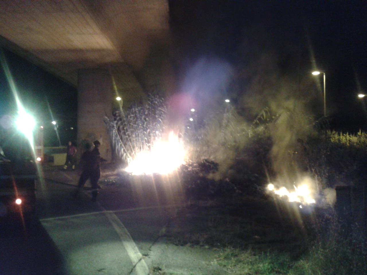 ALTRO INCENDIO ALLA STAZIONE DI CAPEZZANO