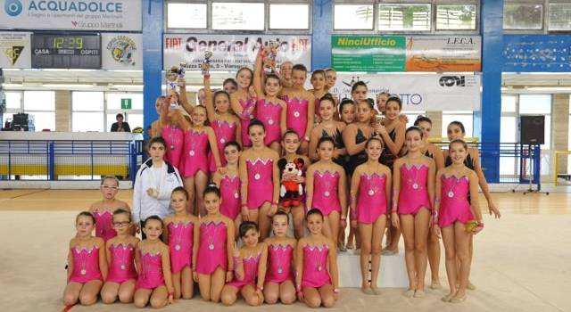 GINNASTICA, LE GIOVANILI DELLA MOTTO BRILLANO NELLE FINALI NAZIONALI DI PESARO