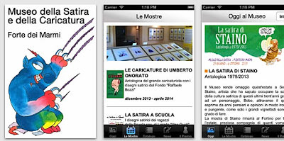 Nuovo look per la App del Museo della Satira