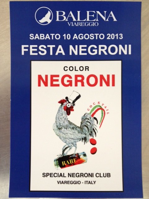 Festa del Club del Negroni al Bagno Balena