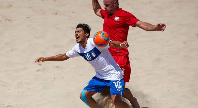 Beach soccer, Italia battuta dalla Polonia: sesto posto nella Euroleague