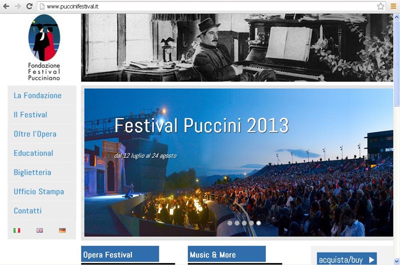 Il Festival Puccini spopola sul web e sui social media, oltre 13mila ‘Mi piace’ su Facebook