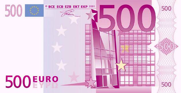 500 euro falsi