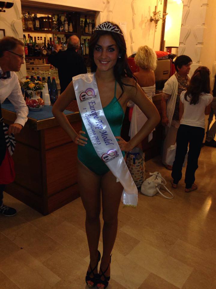 Le bellezze delle Also Eventi sul podio di Miss Europe Top Model