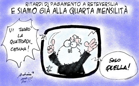 La vignetta di Alla Fóa