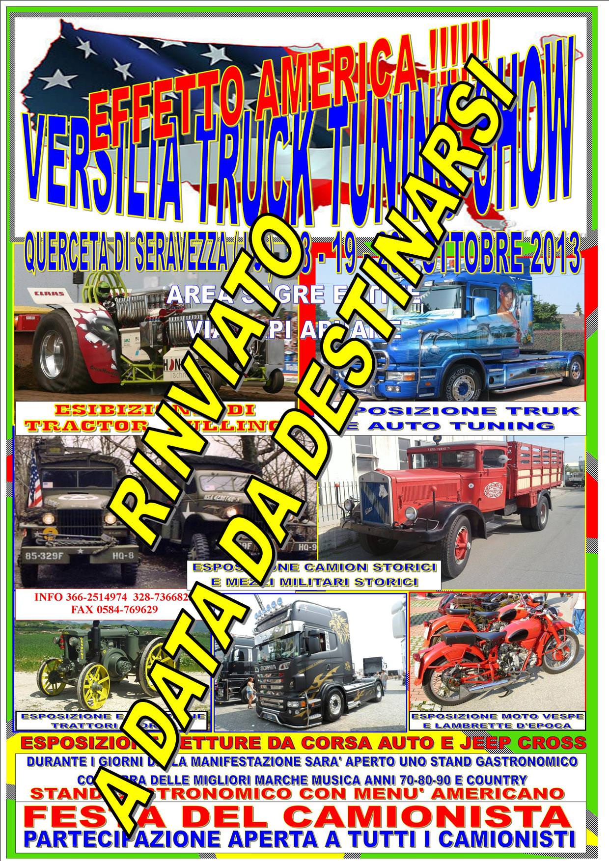 Rinviato il primo Truck Tuning Show