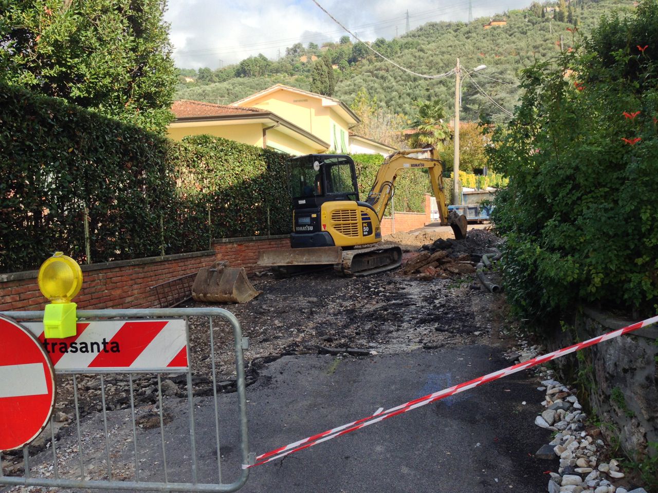 Divieto di transito in Via Pisano per permettere di riparare i danni causati dal maltempo