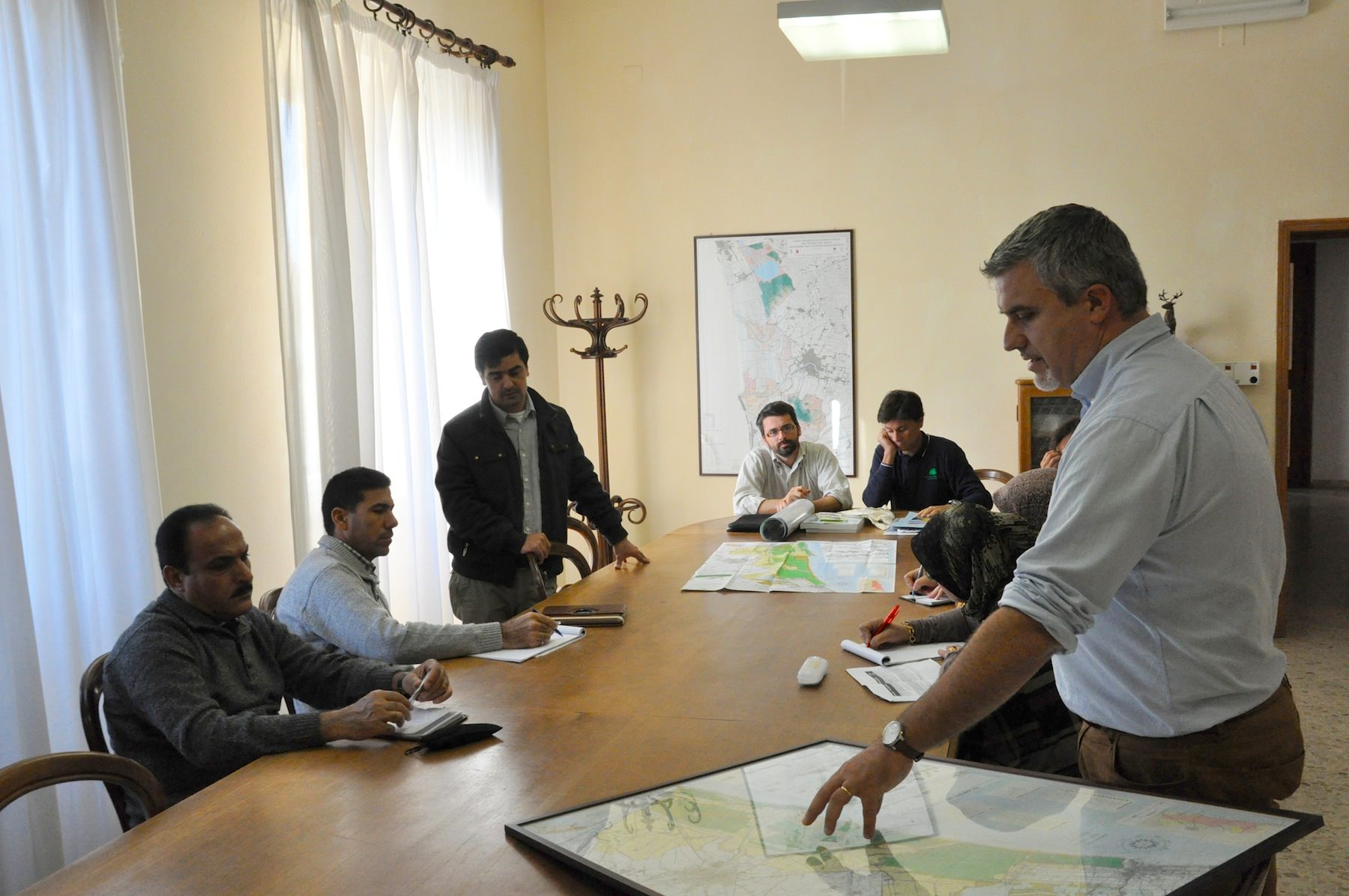 La delegazione irachena visita il Parco di San Rossore