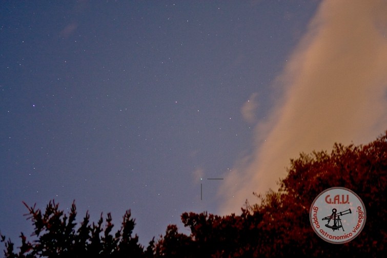 La cometa Ison immortalata da Viareggio (foto)