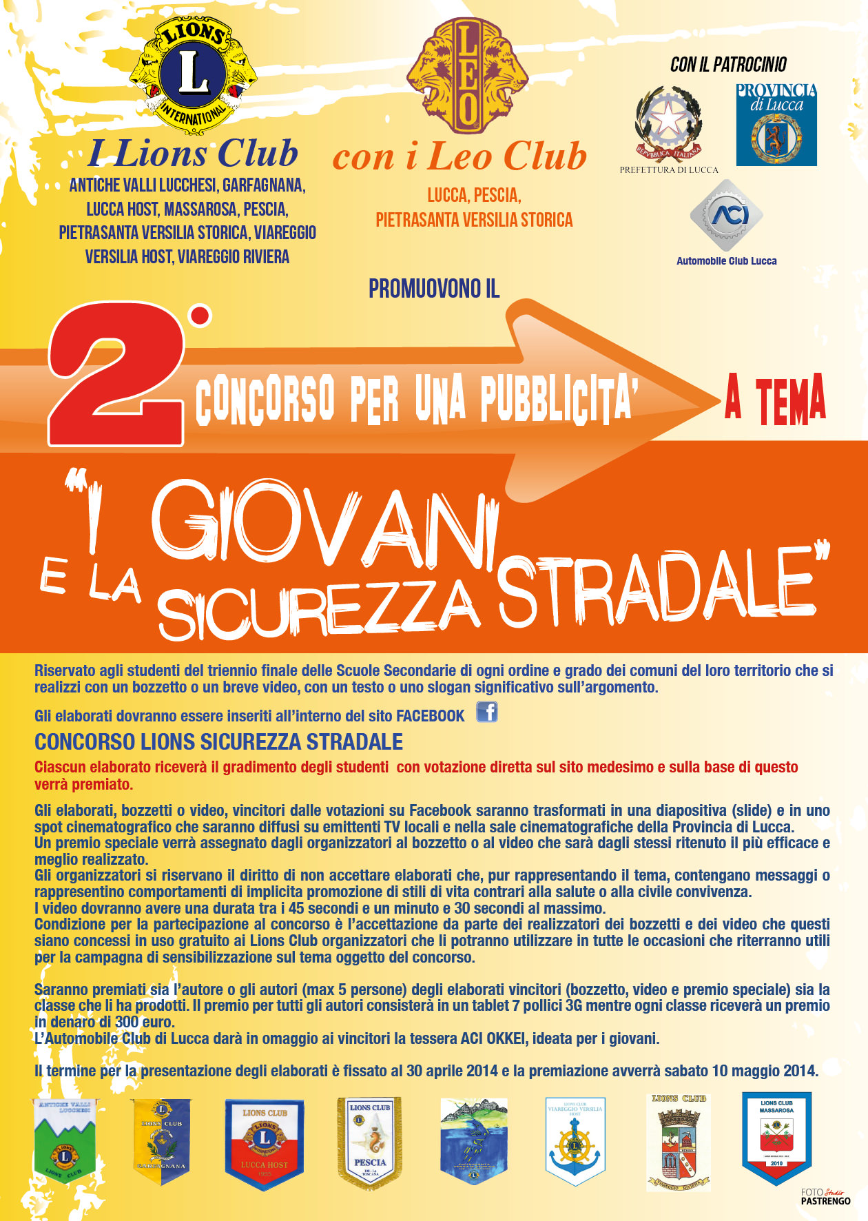 I giovani e la sicurezza stradale. Seconda edizione  del concorso promosso dai Lions Club