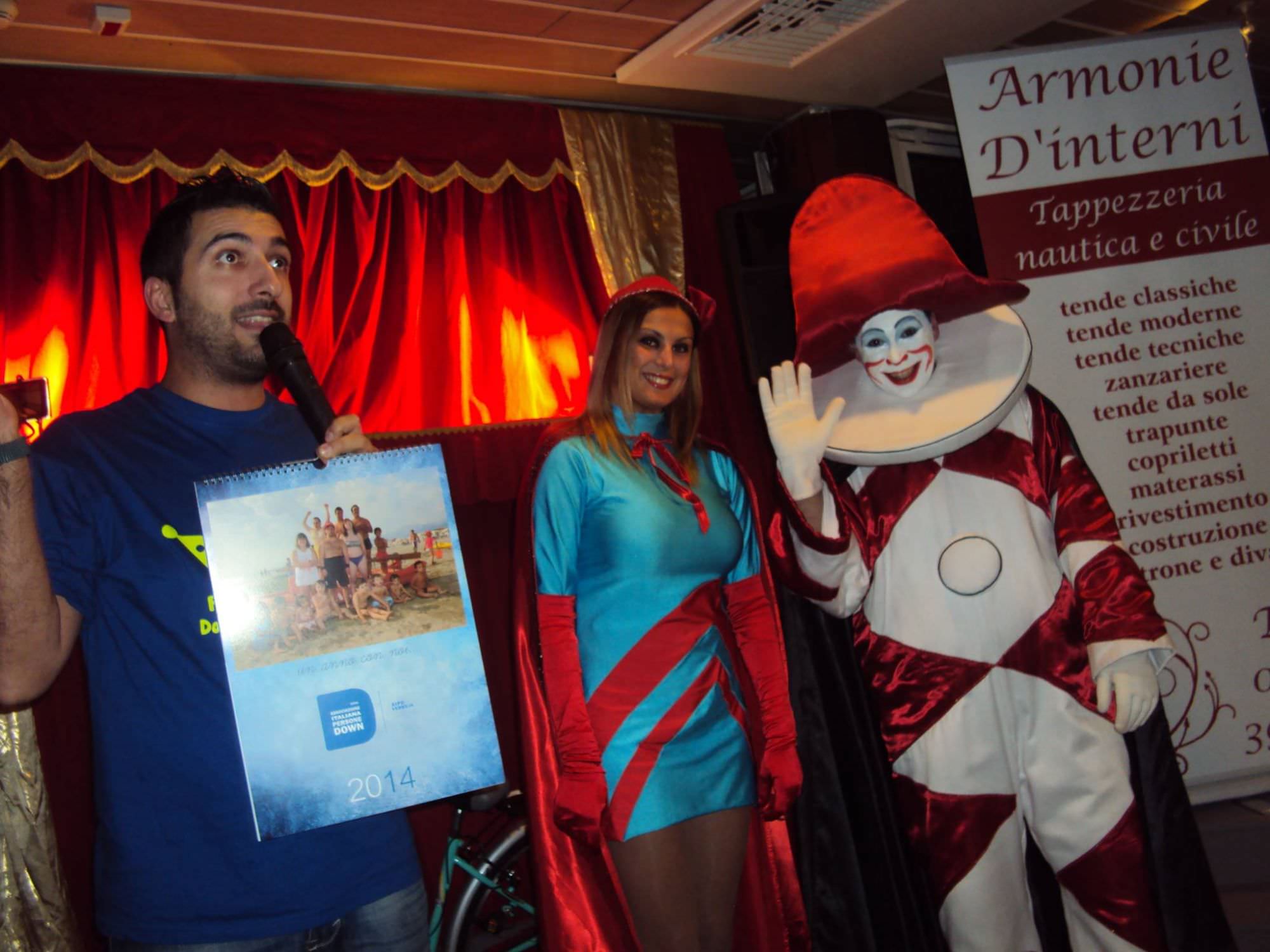 Grande festa al Balena per la presentazione del calendario 2014 di Aipd