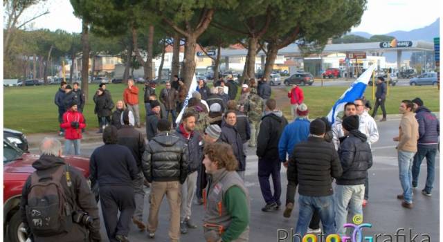 Prosegue a Largo Risorgimento la protesta dei &#8220;Forconi&#8221;
