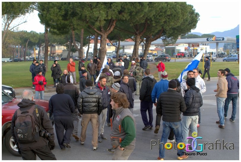 Prosegue a Largo Risorgimento la protesta dei “Forconi”