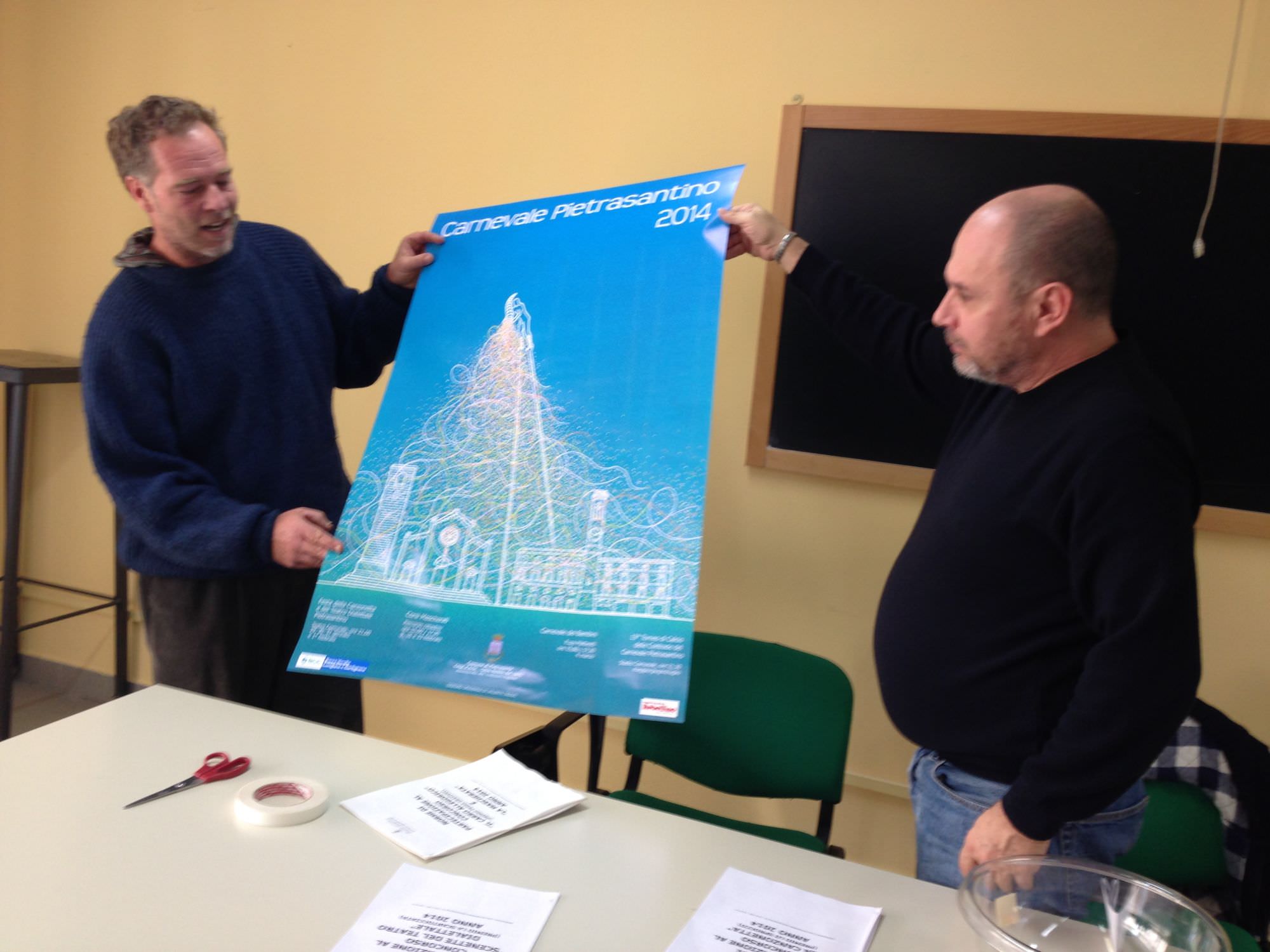 A Pietrasanta tutto pronto per il primo corso mascherato del Carnevale