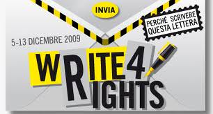 Amnesty International lancia Write for Rights
