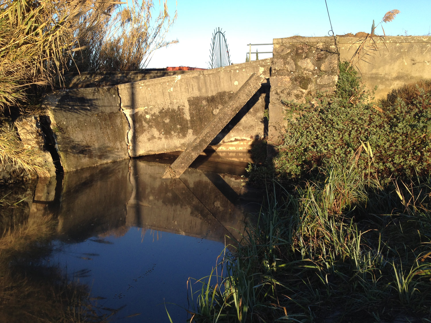 Resta chiuso un tratto di via Arginvecchio dopo il crollo del ponte